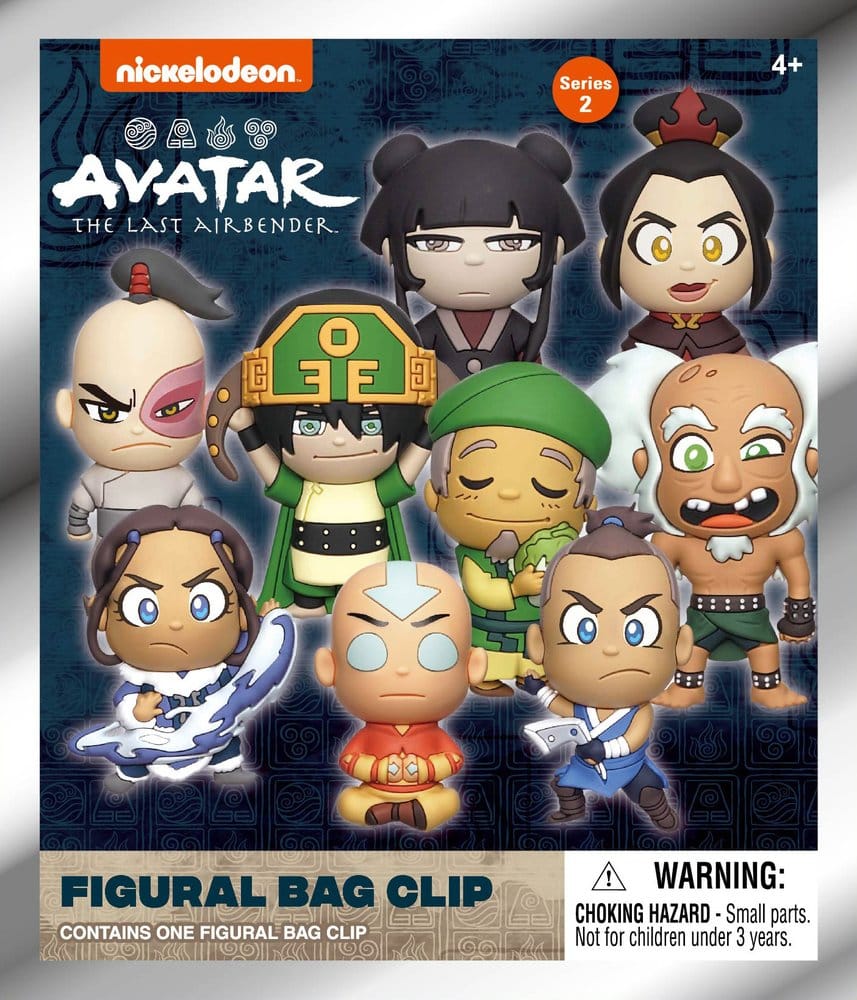 Avatar The Last Airbender 3D PVC-Taschenanhänger Serie 2 Blind Bag Display (24) - Preorder - ETA: 25.11.2026