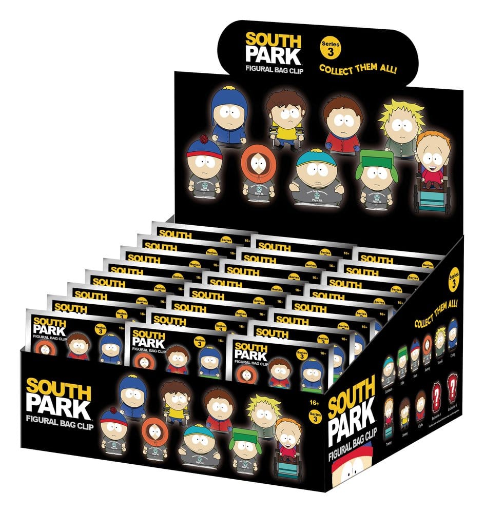 South Park 3D PVC-Taschenanhänger Serie 3 Display (24) - Preorder - ETA: 06.10.2026