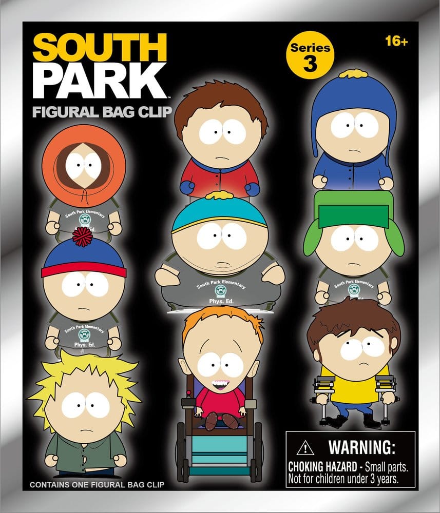 South Park 3D PVC-Taschenanhänger Serie 3 Display (24) - Preorder - ETA: 06.10.2026