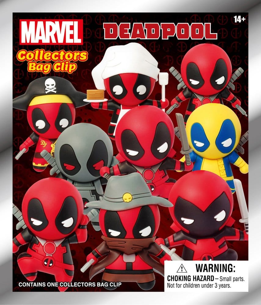 Deadpool PVC-Taschenanhänger Serie 1 Display (24) - Preorder - ETA: 04.11.2026