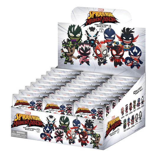 Venom 3D PVC-Taschenanhänger Series 2 Display (24)  - Versand: 5-7 Tage nach Bestellung