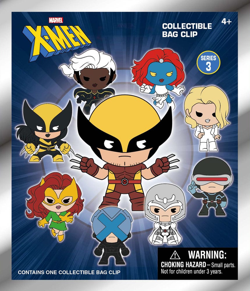Marvel 3D PVC-Taschenanhänger X-men Classic Serie 3 Display (24) - Preorder - ETA: 08.01.2026