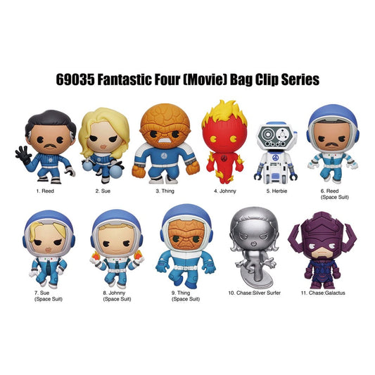Fantastic Four 3D PVC-Taschenanhänger Movie Display (24)  - Versand: 5-7 Tage nach Bestellung