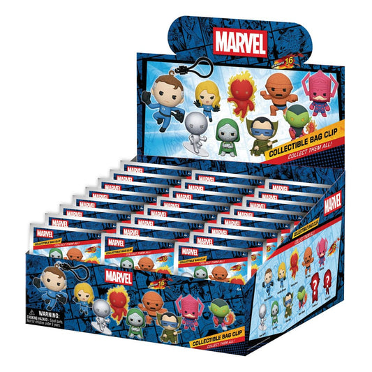 Fantastischen Vier 3D PVC-Taschenanhänger Display (24) - Preorder - ETA: 07.02.2026