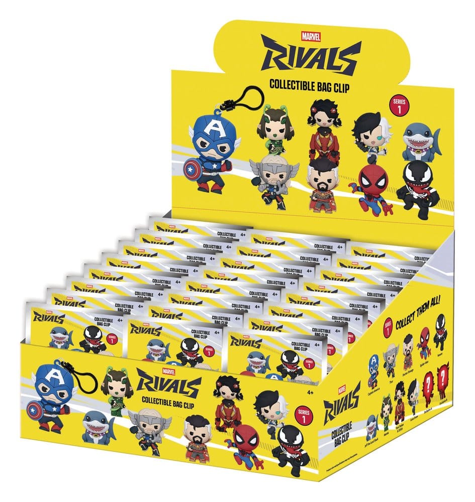 Marvel Rivals 3D PVC-Taschenanhänger Series 16 Display (24) - Versand: 7 Tage nach Bestellung