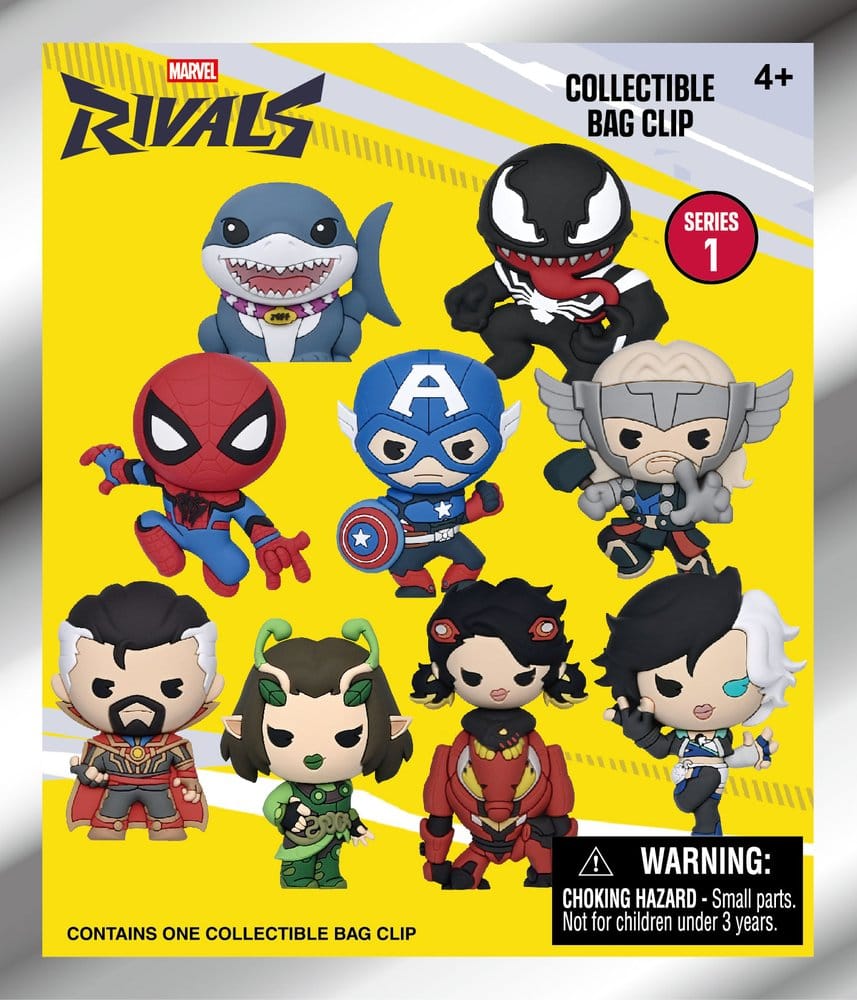 Marvel Rivals 3D PVC-Taschenanhänger Series 16 Display (24) - Versand: 7 Tage nach Bestellung