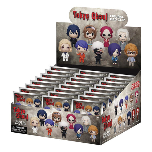Tokyo Ghoul 3D PVC-Taschenanhänger Series 2 Display (24)  - Versand: 5-7 Tage nach Bestellung