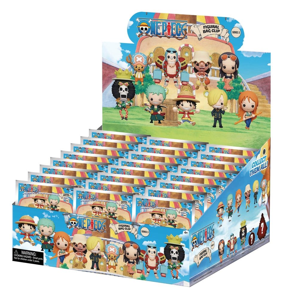 One Piece 3D PVC-Taschenanhänger Serie 3 Blind Bag Display (24) - Preorder - ETA: 25.11.2026