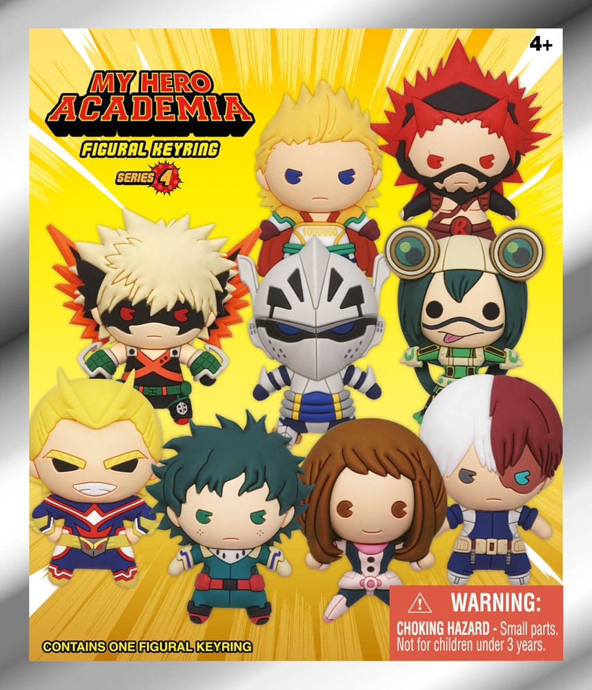 My Hero Academia 3D PVC-Taschenanhänger Series 4 Display (24)             - Preorder - ETA: 03.11.2025