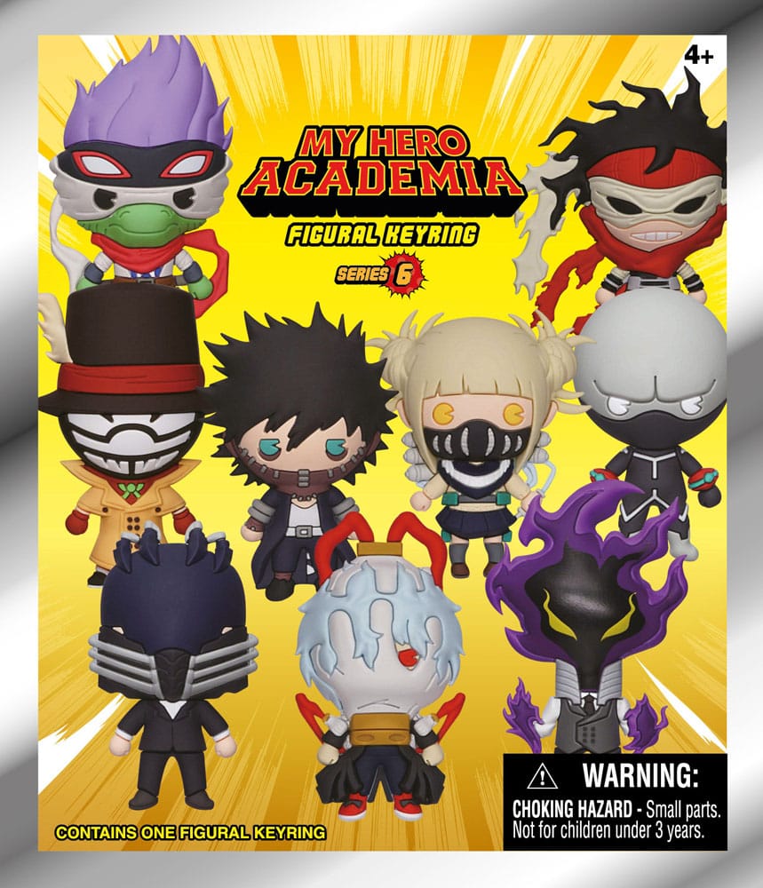 My Hero Academia 3D PVC-Taschenanhänger Serie 6 Display  (24) - Preorder - ETA: 15.09.2026