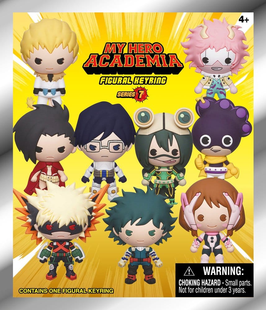 My Hero Academia 3D PVC-Taschenanhänger Serie 7 Display (24) - Preorder - ETA: 26.10.2026