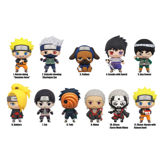 Naruto Shippuden 3D PVC-Taschenanhänger Series 3 Display (24)       - Versand: 5-7 Tage nach Bestellung