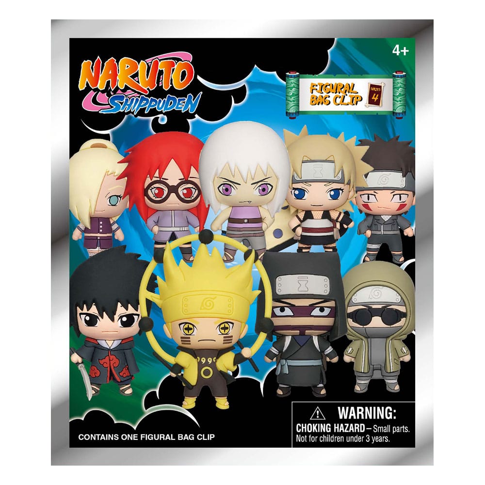 Naruto Shippuden 3D PVC-Taschenanhänger Series 4 Display (24)          - Versand: 5-7 Tage nach Bestellung