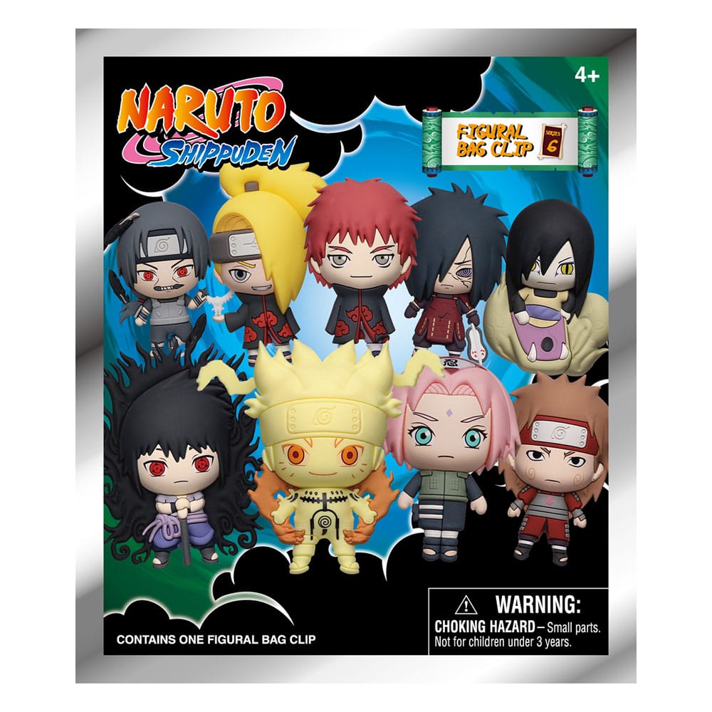 Naruto 3D PVC-Taschenanhänger Series 6 Display (24)       - Versand: 5-7 Tage nach Bestellung