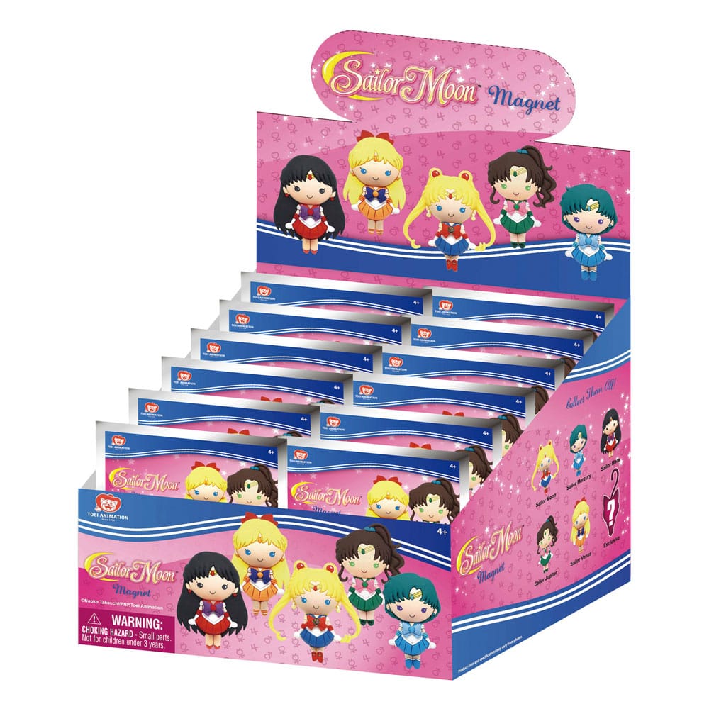 Sailor Moon Magnete blind pack Series 1 Display (12)      - Preorder - ETA: 30.08.2026