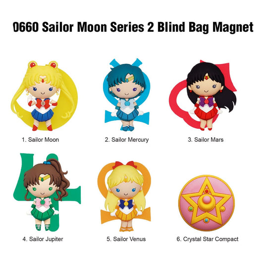 Sailor Moon Magnete blind pack Series 2 Display (12)      - Versand: 7 Tage nach Bestellung
