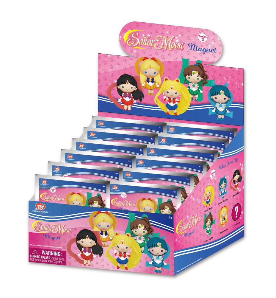 Sailor Moon Magnete blind pack Series 2 Display (12)      - Versand: 7 Tage nach Bestellung