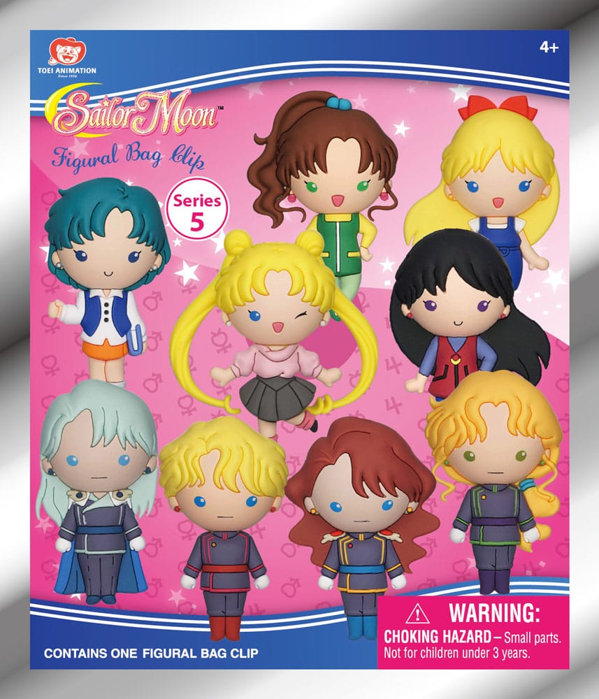 Sailor Moon 3D PVC-Taschenanhänger Series 5 Display (24)  - Preorder - ETA: 27.04.2026