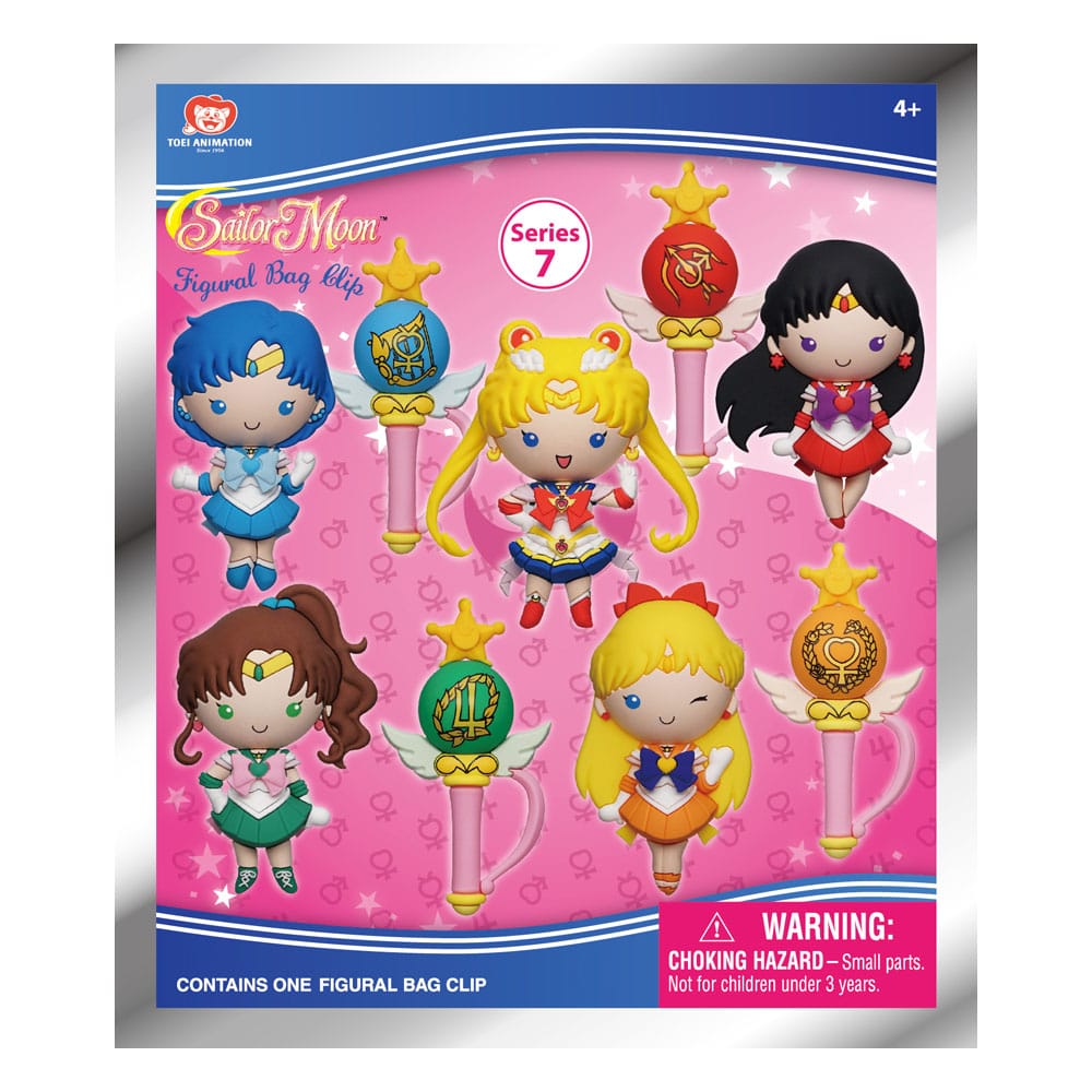 Sailor Moon 3D PVC-Taschenanhänger Series 7 Display (24)       - Versand: 7 Tage nach Bestellung