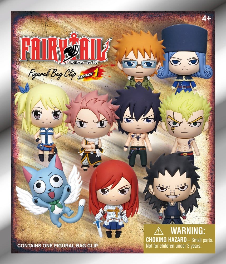 Fairy Tail 3D PVC-Taschenanhänger Serie 1 Display (24) - Preorder - ETA: 01.07.2026