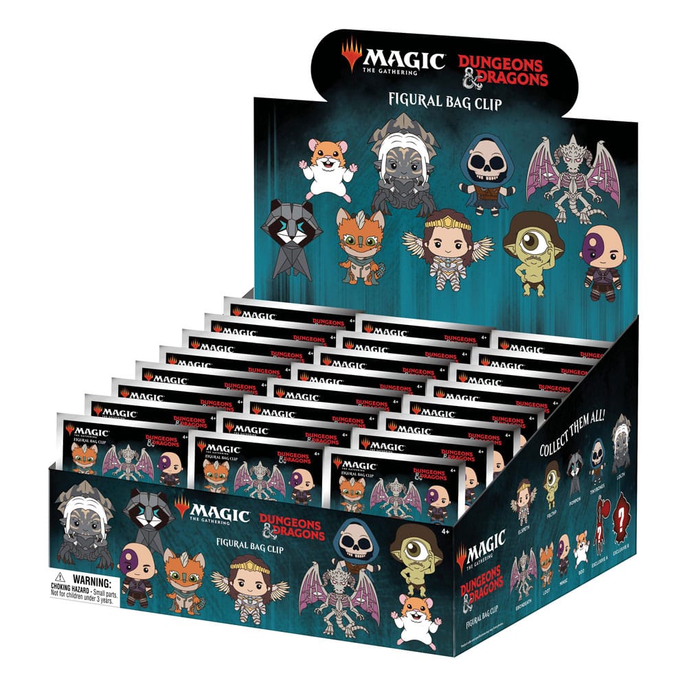 Magic the Gathering 3D PVC-Taschenanhänger Series 1 Display (24)  - Preorder - ETA: 29.06.2025