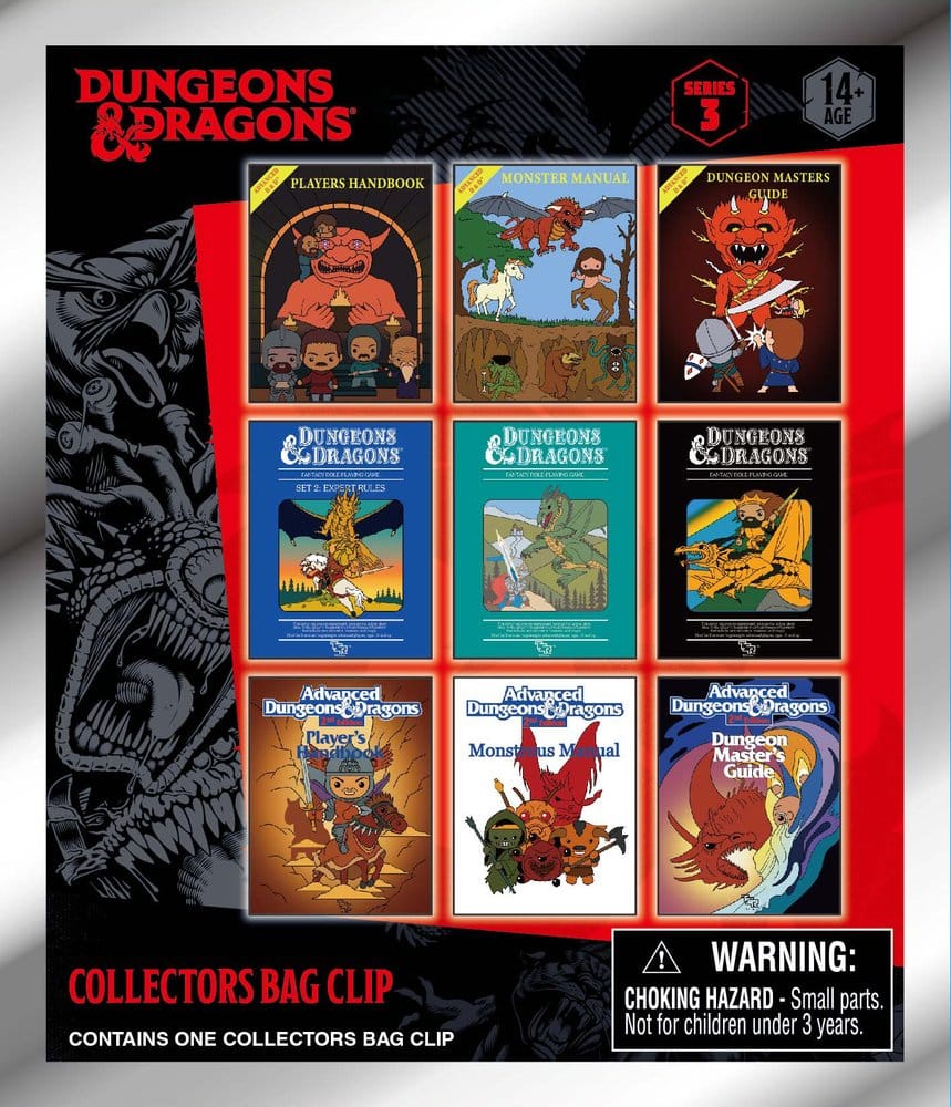 Dungeons & Dragons Classic 3D PVC-Taschenanhänger Serie 3 Blind Bag Display (24) - Preorder - ETA: 28.12.2026