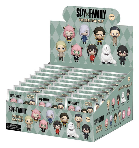 Spy x Family 3D PVC-Taschenanhänger Serie 2 Display (24) - Preorder - ETA: 13.08.2026