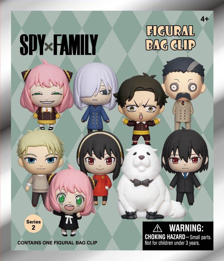 Spy x Family 3D PVC-Taschenanhänger Serie 2 Display (24) - Preorder - ETA: 13.08.2026