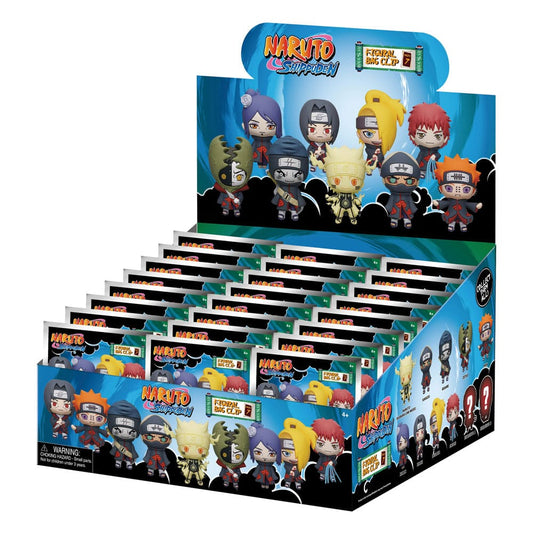 Naruto 3D PVC-Taschenanhänger Serie 7 Display  (24) - Preorder - ETA: 25.01.2026
