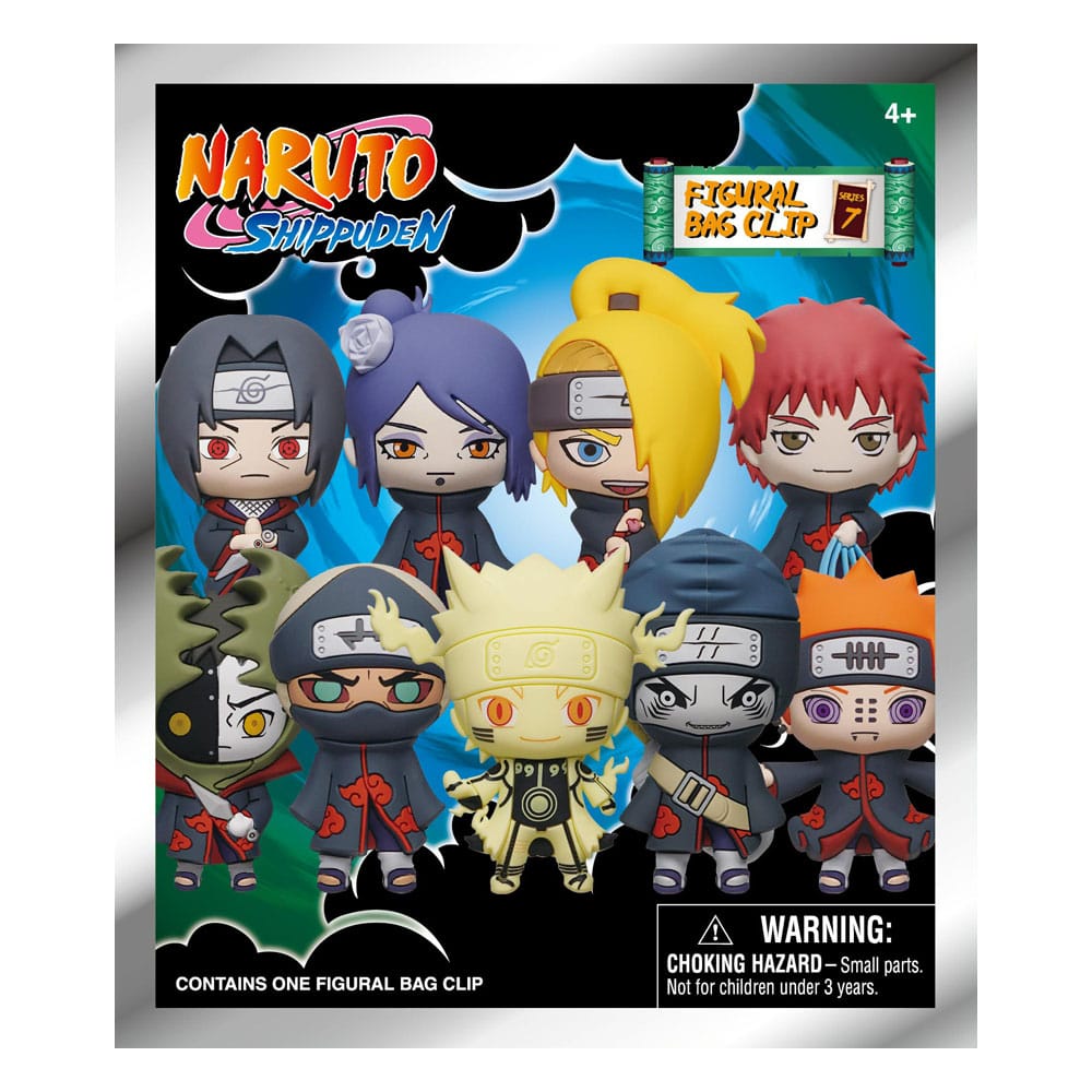 Naruto 3D PVC-Taschenanhänger Serie 7 Display  (24) - Preorder - ETA: 25.01.2026