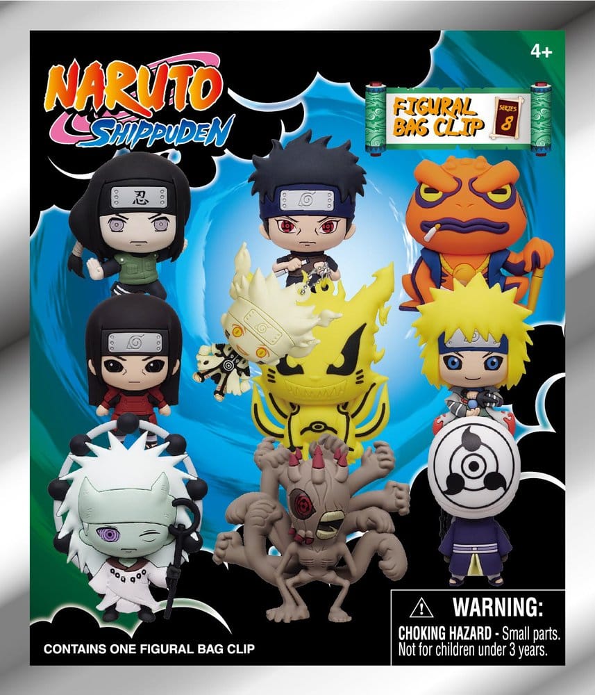 Naruto 3D PVC-Taschenanhänger Series 8 Display (24) - Preorder - ETA: 29.07.2026