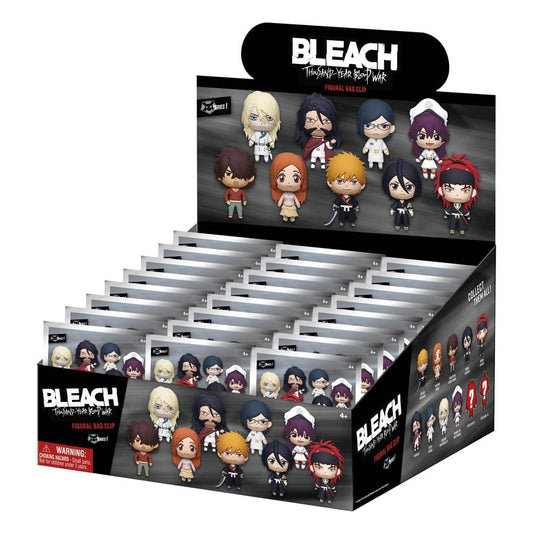 Bleach Thousand-Year Blood War 3D PVC-Taschenanhänger Serie 1 Display (24) - Preorder - ETA: 31.03.2026