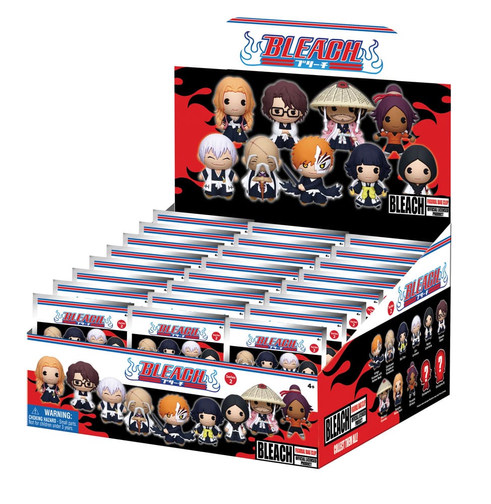 Bleach 3D PVC-Taschenanhänger Series 2 Display (24)       - Versand: 5-7 Tage nach Bestellung