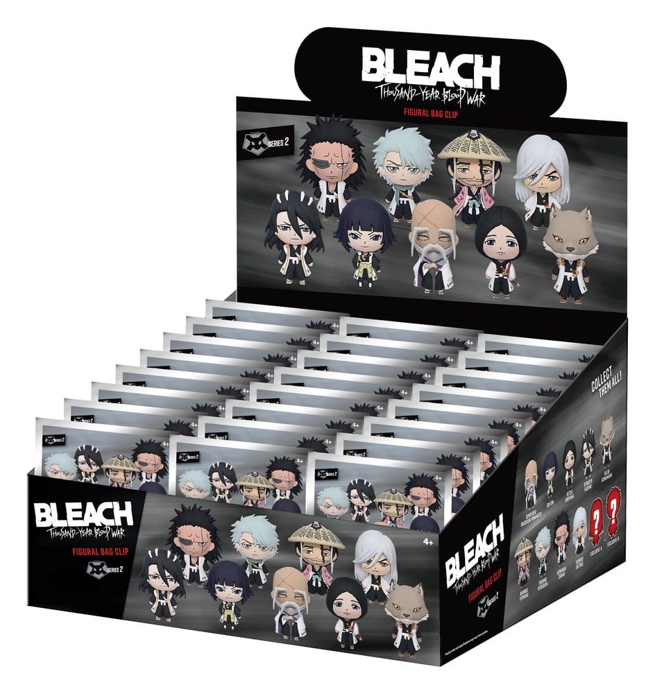 Bleach Thousand-Year Blood War 3D PVC-Taschenanhänger Serie 2 Display (24) - Preorder - ETA: 18.09.2026