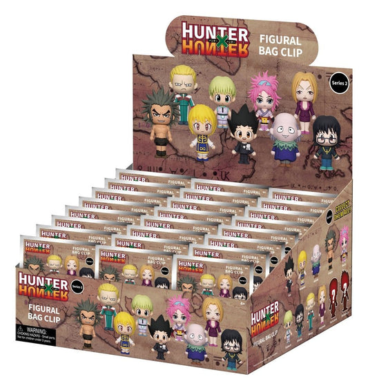 Hunter × Hunter 3D PVC-Taschenanhänger Series 2 Display (24) - Preorder - ETA: 24.07.2026