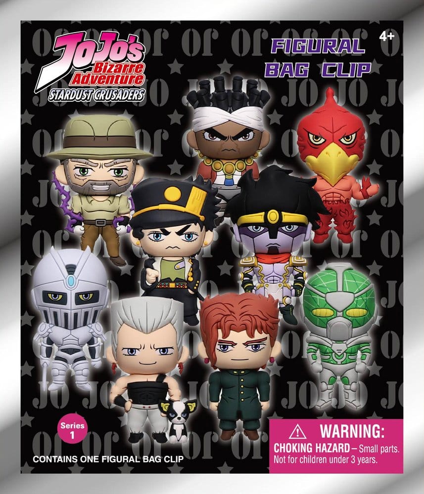 JoJo's Bizarre Adventure 3D PVC-Taschenanhänger Serie 1 Blind Bag Display (24) - Preorder - ETA: 25.11.2026