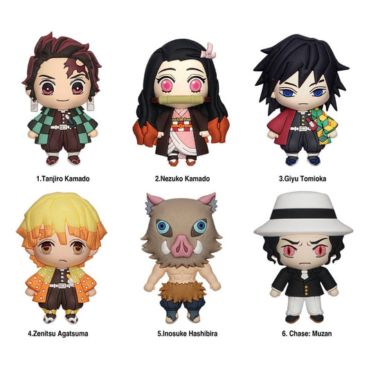 Demon Slayer: Kimetsu no Yaiba 3D 3D Magnete Series 1 Display (12)    - Versand: 5-7 Tage nach Bestellung