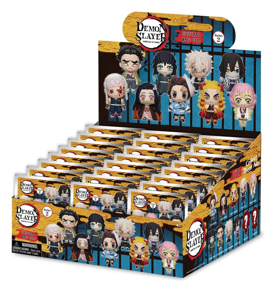 Demon Slayer: Kimetsu no Yaiba PVC-Taschenanhänger Series 2 Display (24) - Preorder - ETA: 25.11.2026