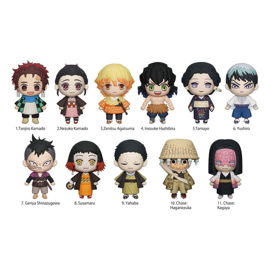 Demon Slayer: Kimetsu no Yaiba 3D PVC-Taschenanhänger Series 3 Display (24)        - Preorder - ETA: 28.12.2026