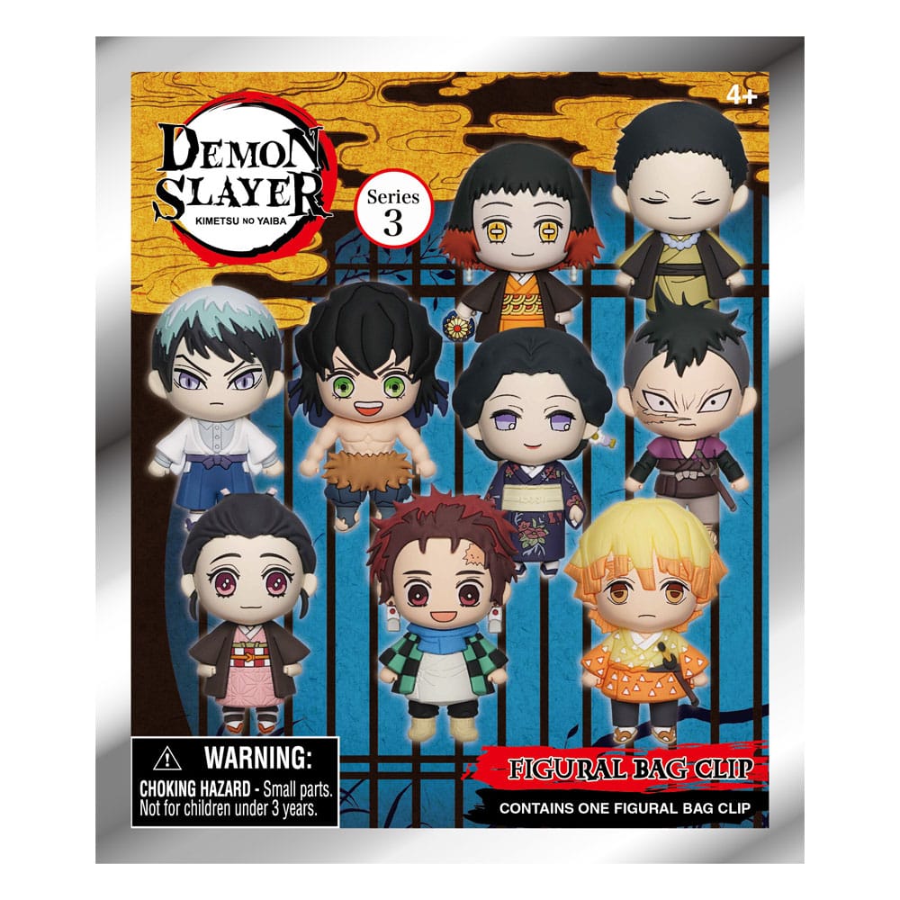 Demon Slayer: Kimetsu no Yaiba 3D PVC-Taschenanhänger Series 3 Display (24)        - Preorder - ETA: 28.12.2026