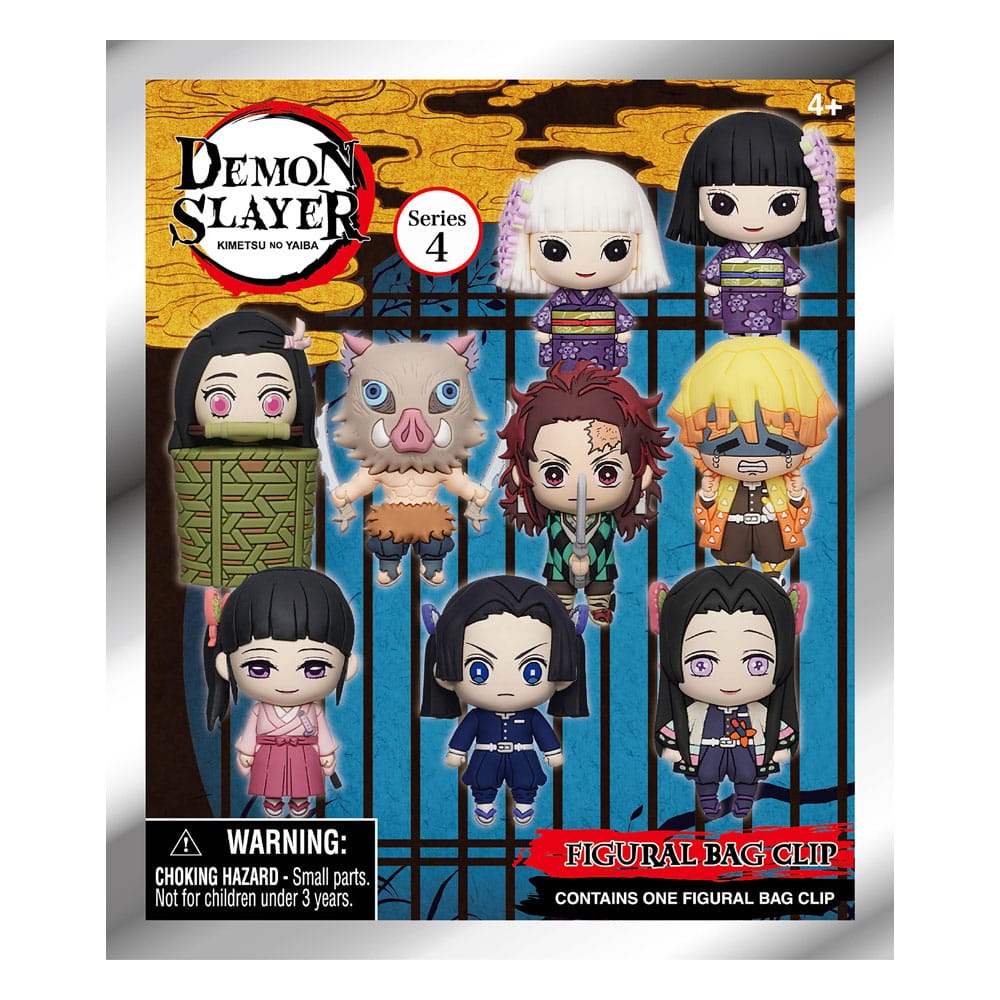 Demon Slayer: Kimetsu no Yaiba 3D PVC-Taschenanhänger Series 4 Display (24)           - Versand: 5-7 Tage nach Bestellung