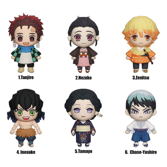 Demon Slayer: Kimetsu no Yaiba 3D Magnete Series 3 Display (12)         - Versand: 5-7 Tage nach Bestellung