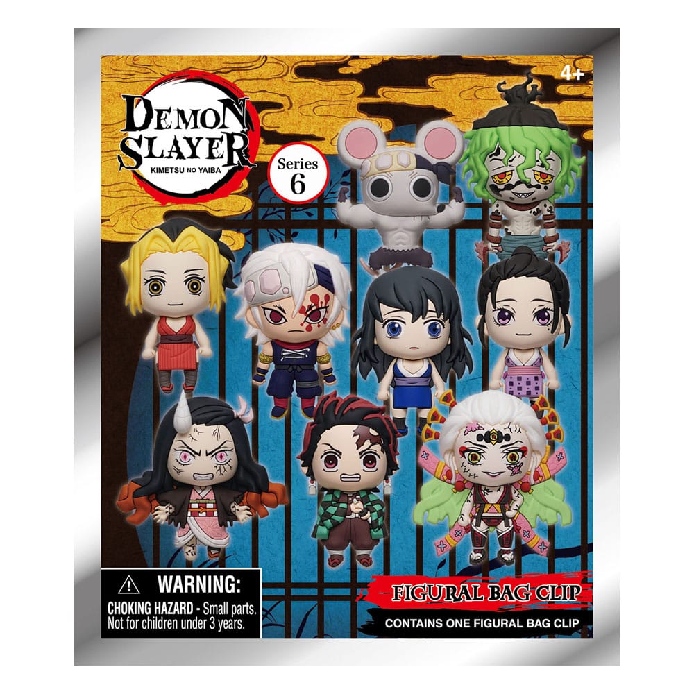 Demon Slayer: Kimetsu no Yaiba 3D PVC-Taschenanhänger Series 6 Display (24)       - Versand: 5-7 Tage nach Bestellung