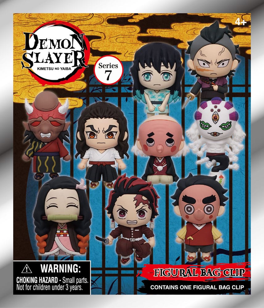 Demon Slayer 3D PVC-Taschenanhänger Series 7 Display (24)             - Preorder - ETA: 11.11.2025