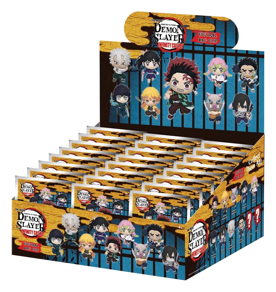 Demon Slayer 3D PVC-Taschenanhänger Infinity Castle Serie 1 Display (24) - Preorder - ETA: 29.07.2026
