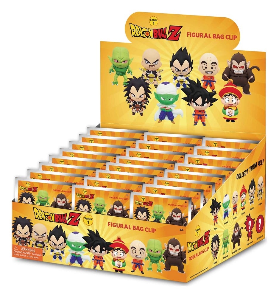 Dragon Ball Z 3D PVC-Taschenanhänger Serie 1 Display (24) - Preorder - ETA: 13.08.2026