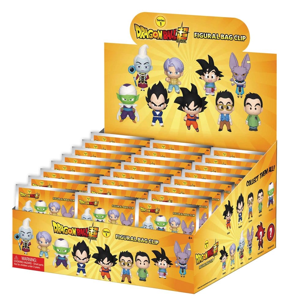 Dragon Ball Super 3D PVC-Taschenanhänger Serie 1 Display (24) - Preorder - ETA: 18.09.2026