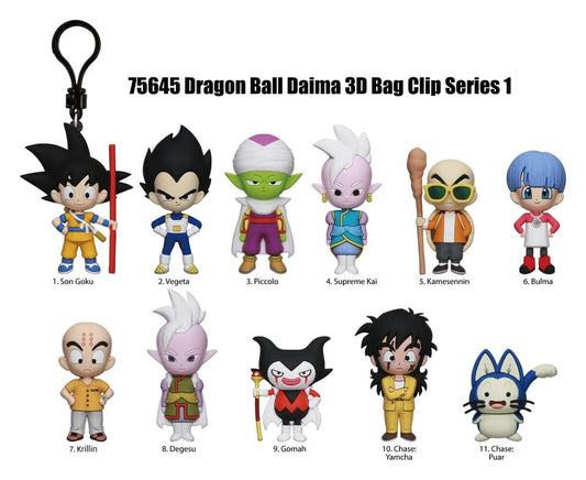 Dragon Ball Daima 3D PVC-Taschenanhänger Serie 1 Blind Bag Display (24) - Preorder - ETA: 28.12.2026