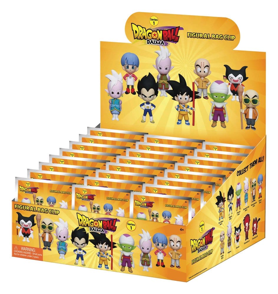 Dragon Ball Daima 3D PVC-Taschenanhänger Serie 1 Blind Bag Display (24) - Preorder - ETA: 28.12.2026