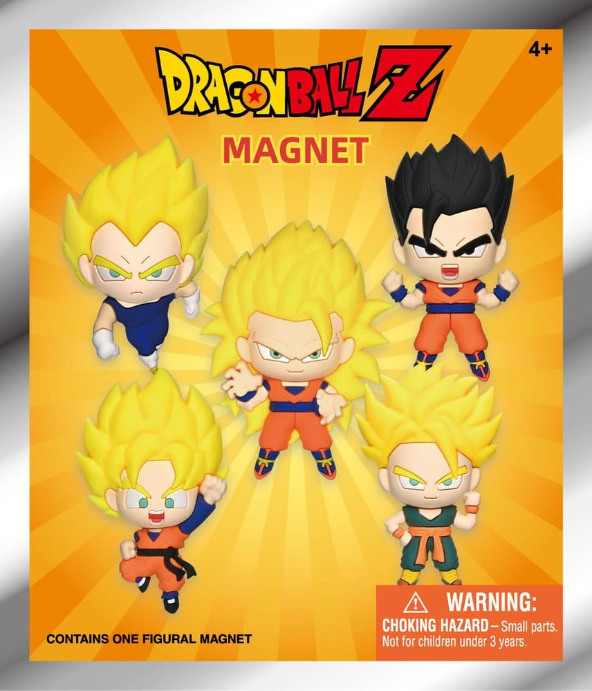 Dragonball Z 3D PVC-Magnete Serie 1 Blind Bag Display (12) - Preorder - ETA: 26.10.2026
